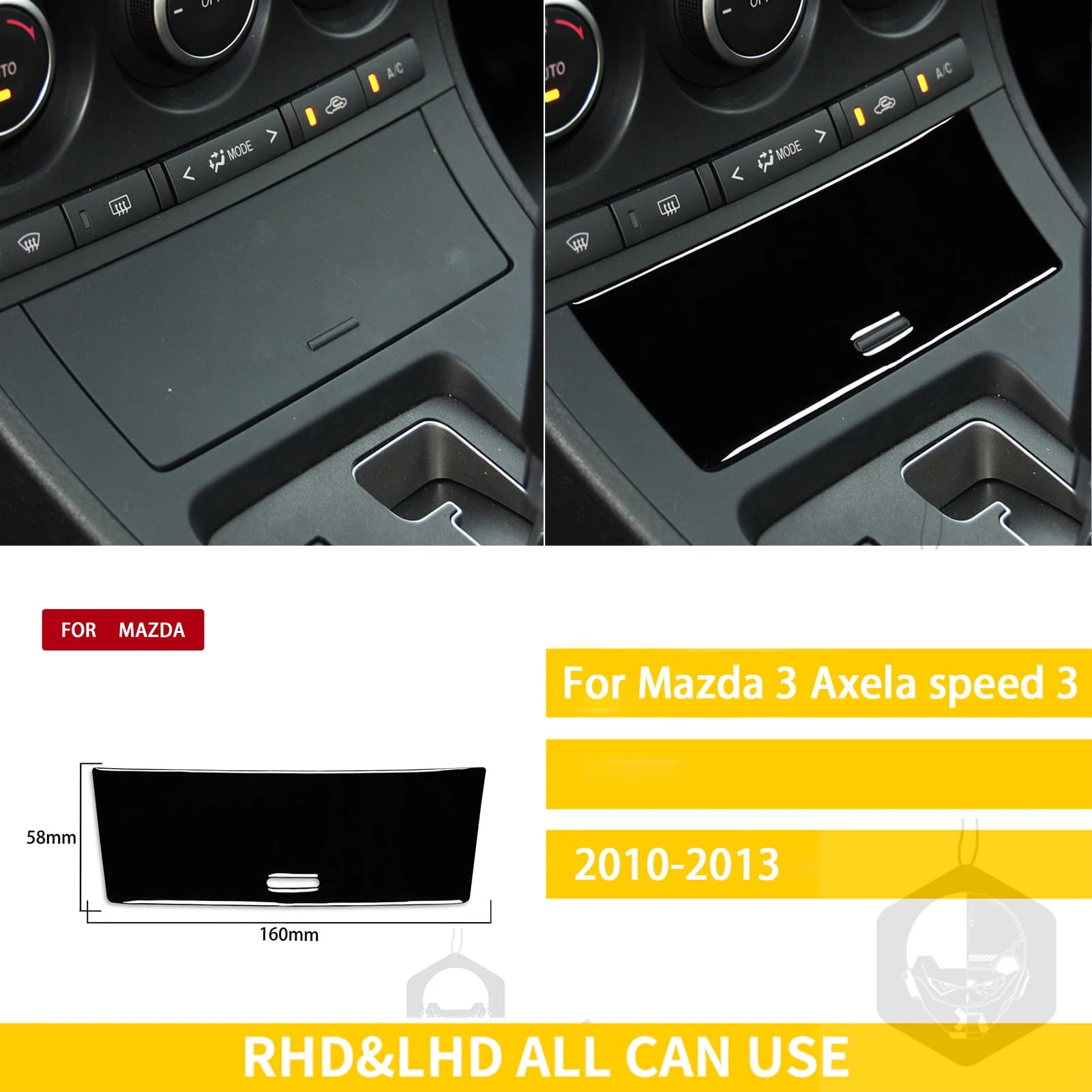 Autocollant de décoration pour Mazda 3 Axela 2010 – 2013 Speed 3, accessoires de voiture en plastiqu