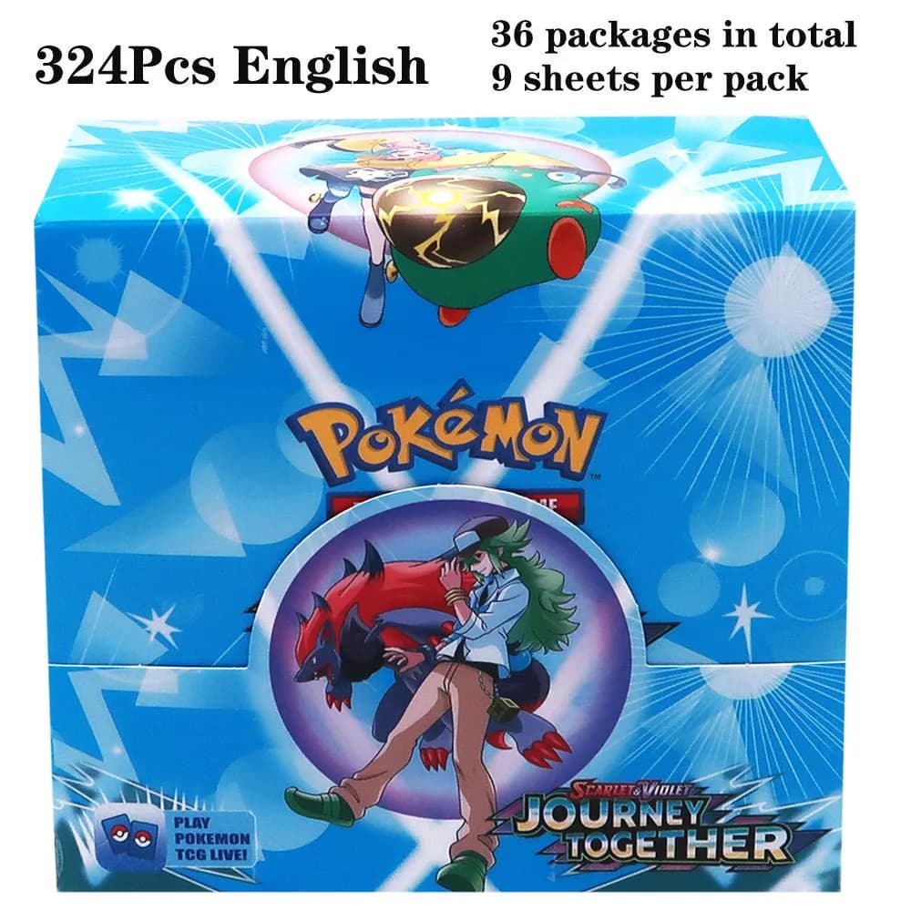 324 pièces cartes Pokemon TCG: Sun & Moon XY évolutions Booster boîte à collectionner Trading cartes