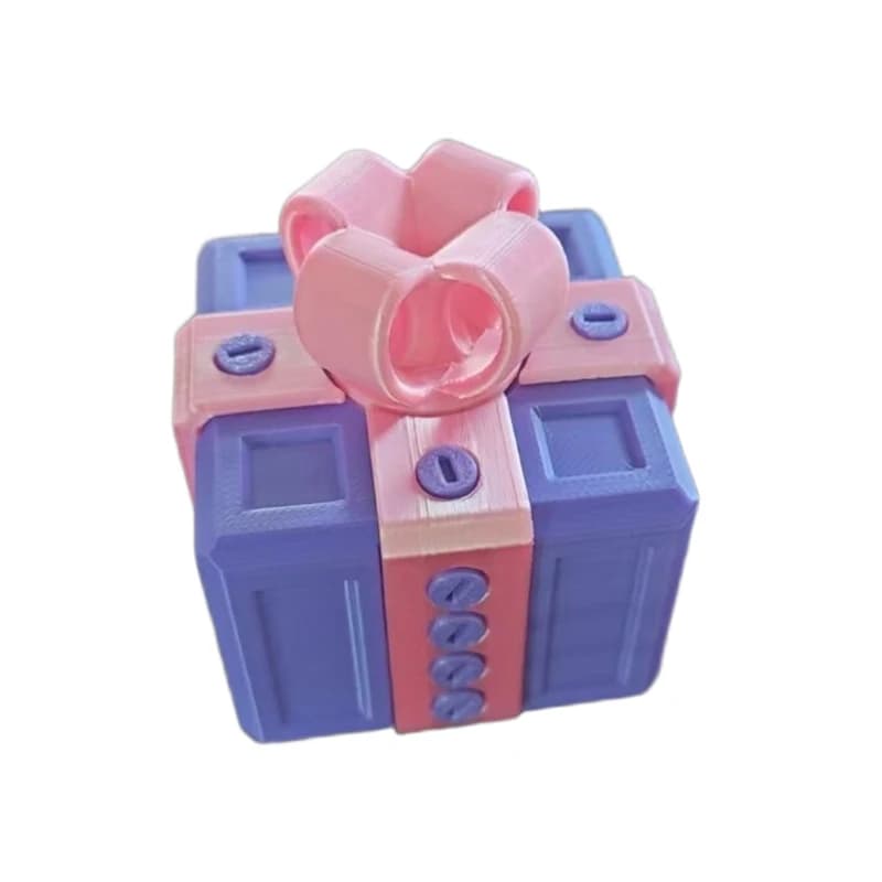 Les cadeaux ennuyeux peuvent mettre des choses amusantes dans la boîte-cadeau et des vis, surprises 