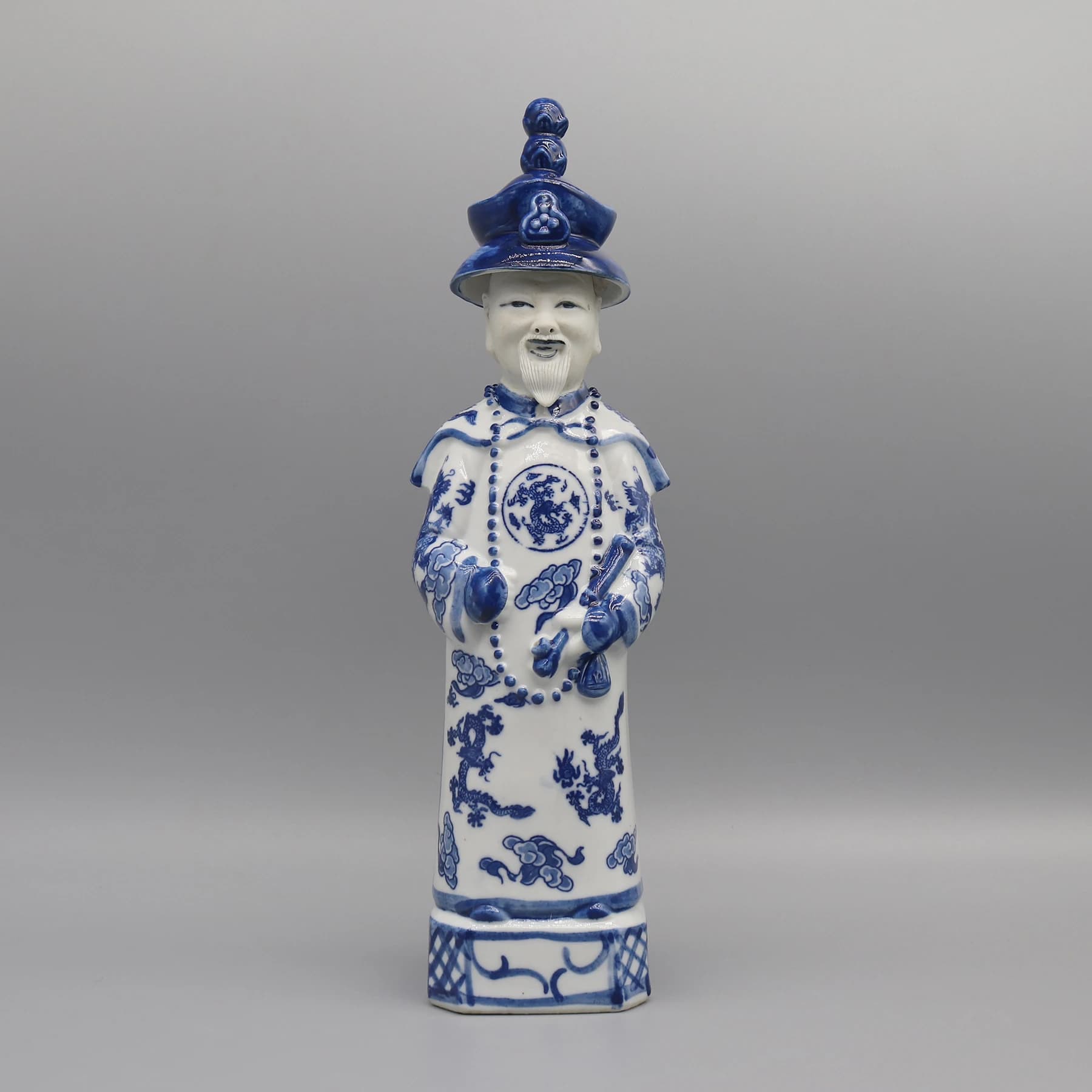 Figurine de l'empereur chinois Auckland, intensitions en céramique, accessoire de table, décoration 