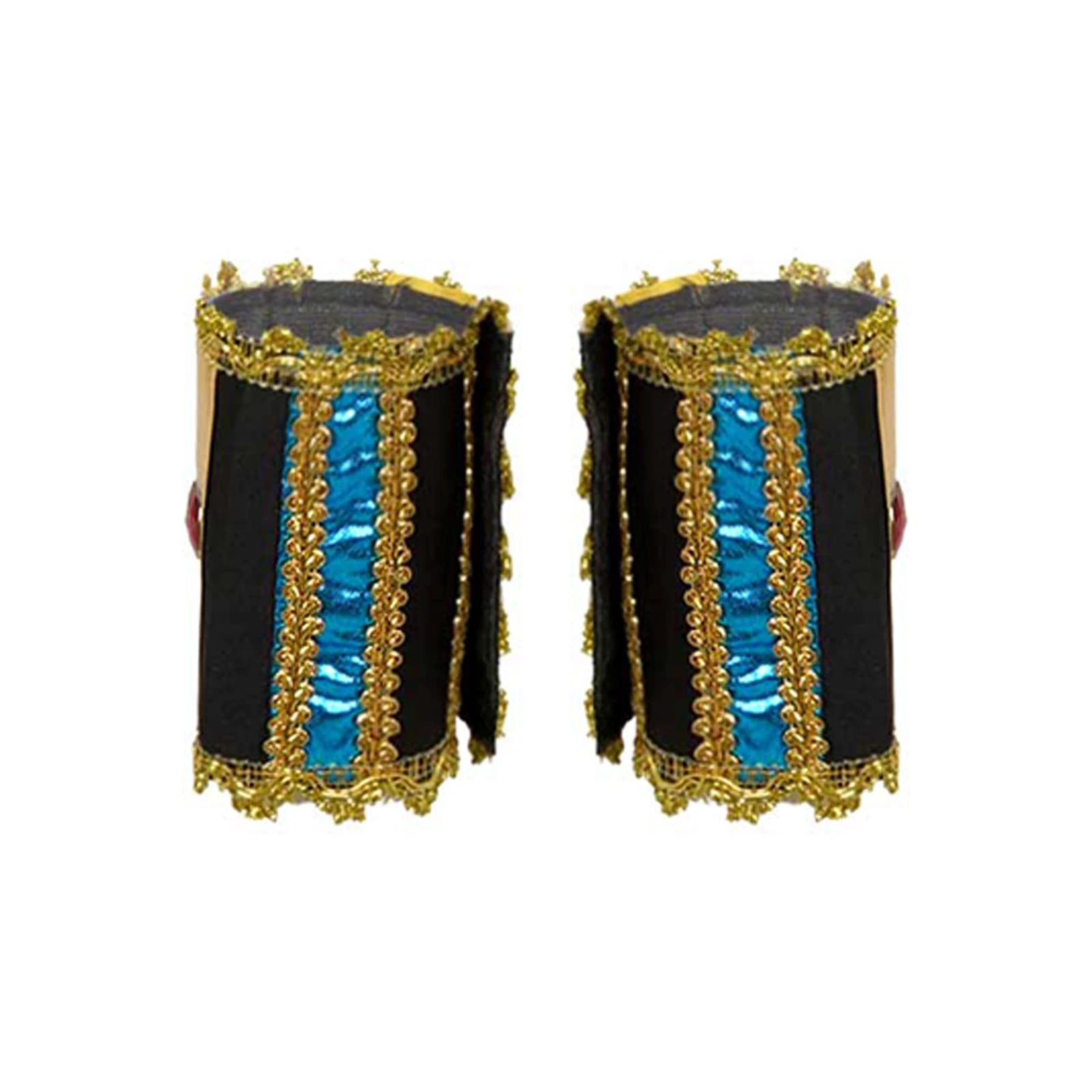Ensemble d'accessoires de jeu de pharaon égyptien pour Halloween, collier, ceinture, manches de bras