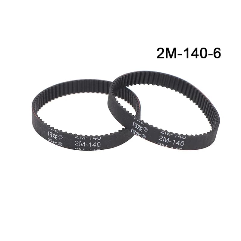 Accessoire pour aspirateur-2 pièces 2M/2GT 140-180mm courroie d'entraînement de synchronisation péri