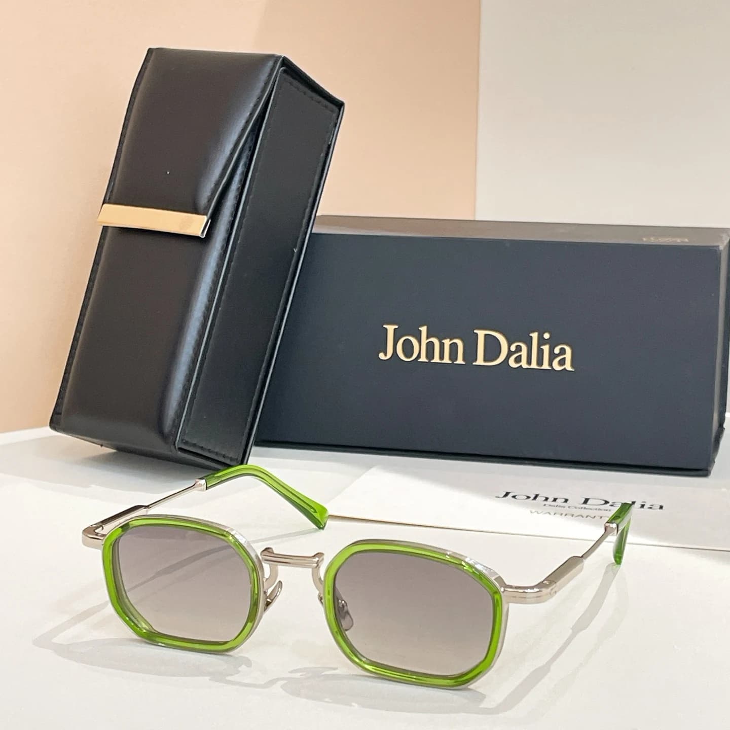 Lunettes de soleil vintage de luxe pour JOHN DALIA JD JEAN, protection UV400, haute qualité, pour ho