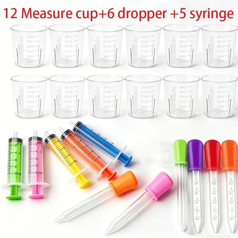 Un ensemble de 23 outils de mesure pour laboratoire scientifique, adaptés à l'éducation scientifique