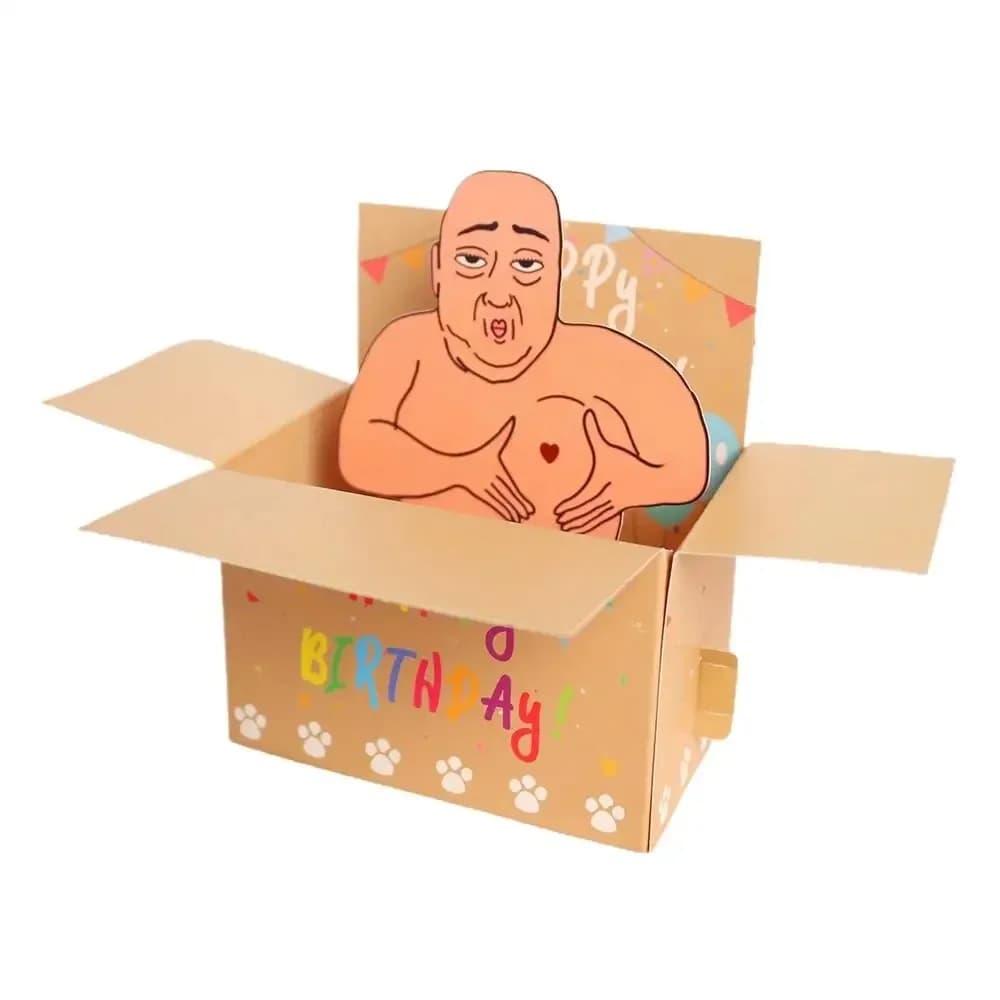 Carte d'anniversaire joyeux anniversaire pour femmes, Note de célébration 3D, Message de bénédiction