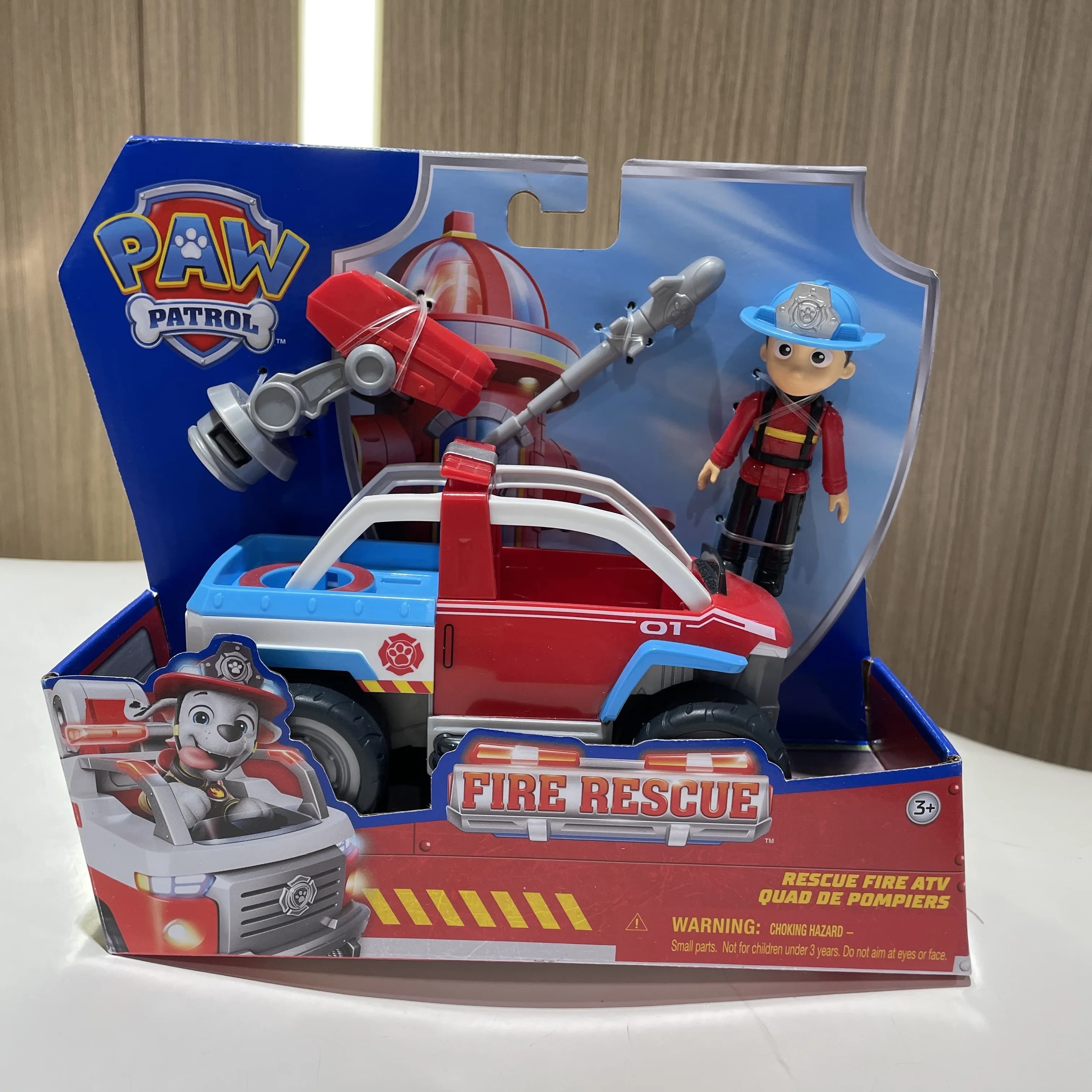 Paw Patrol Boomer Roxi – roues de sauvetage originales, grand camion jouet à roues avec figurine d'a