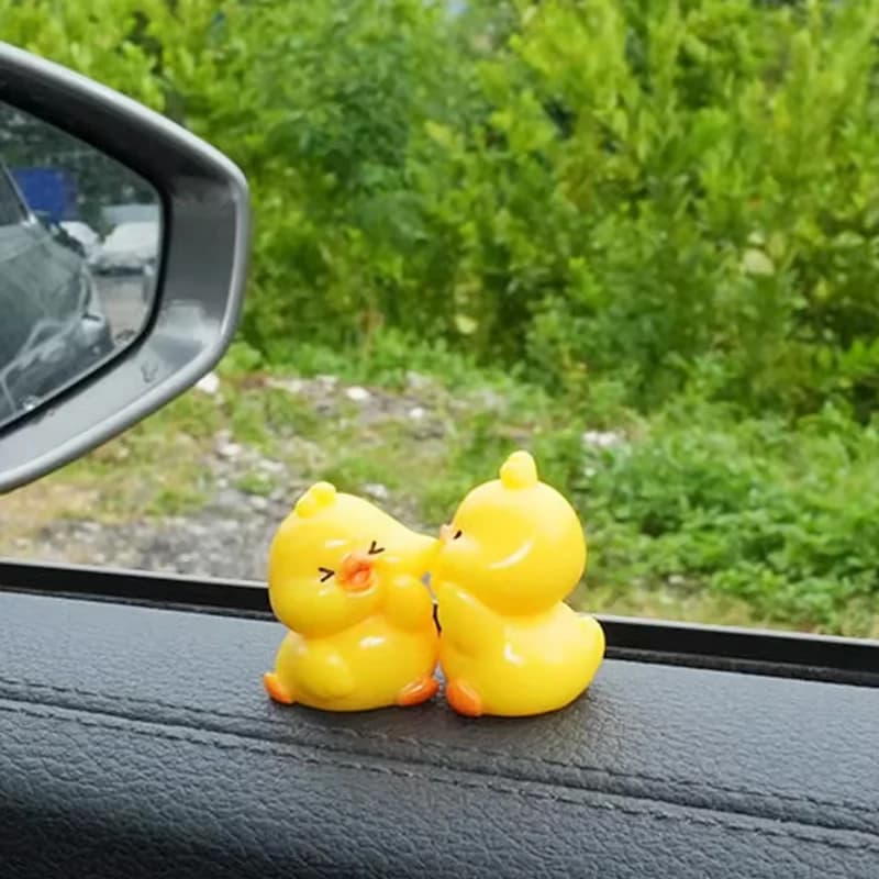 Accessoires de voiture créatifs et adorables avec visage de chat et de lapin, décorations intérieure
