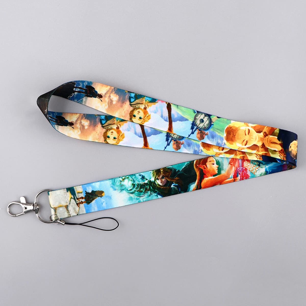 Porte-clés de jeu cool pour enfants, lanière pour carte d'identité prédire, porte-badge, sangle de c
