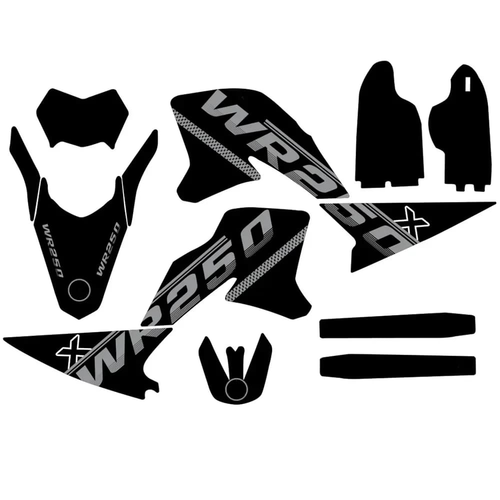 Kit d'autocollants de fouille de motocross pour YAMAHA, WR250R, WR250X, 2008, 2009, 2010, 2011, 2012