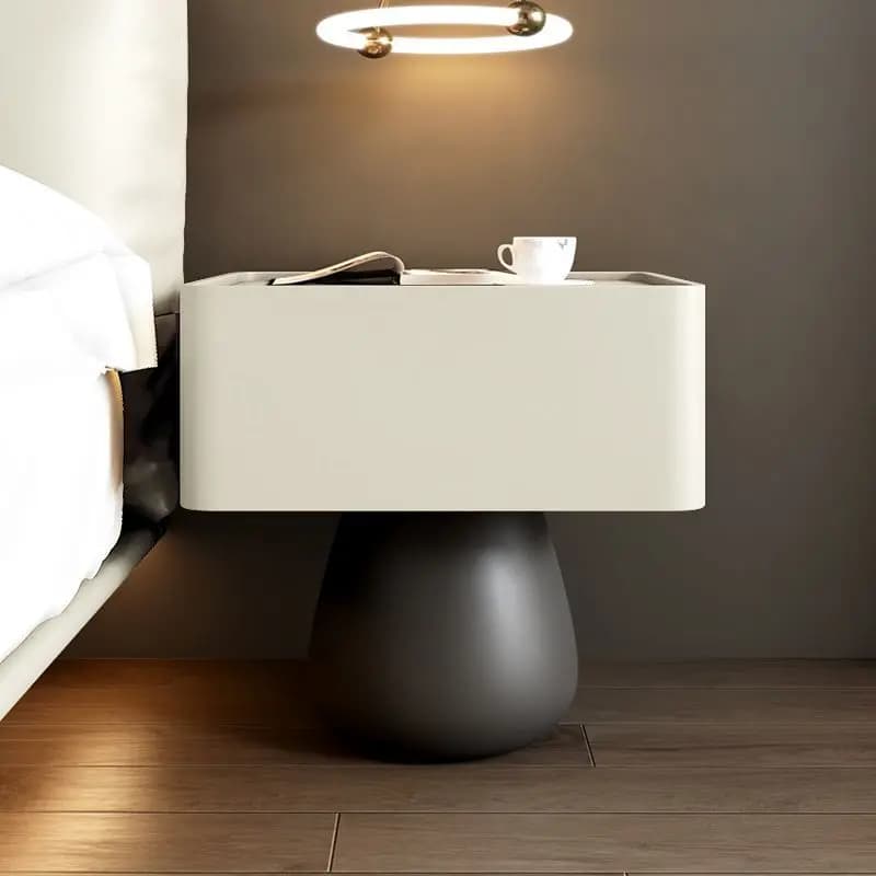 Table de chevet de luxe légère en bois massif, moderne et Simple, armoires de rangement pour chambre