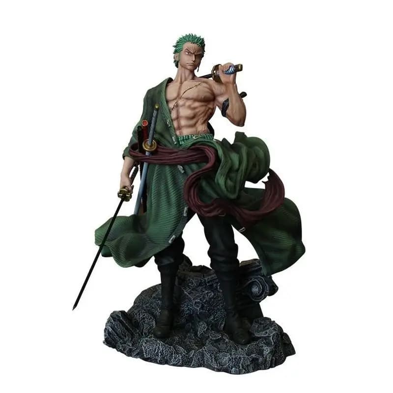 Figurine de dessin animé Zoro debout, 32cm, une pièce, modèle pour décoration de bureau, figurine d'