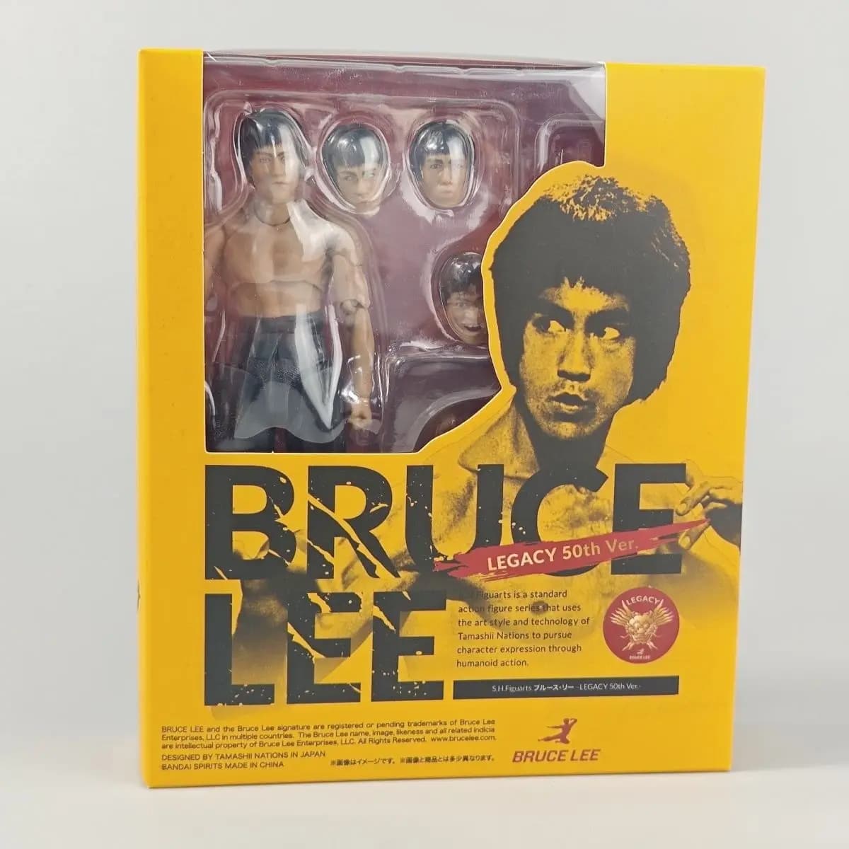 En stock, figurine d'action SHF Bruce Lee, modèle en PVC, jouet de collection, statue de kung-fu, dé
