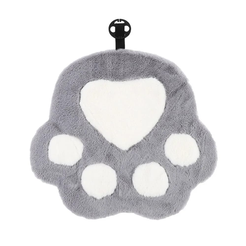 Coussin de siège en peluche doux et confortable en forme de patte de chat, coussin de voiture univer