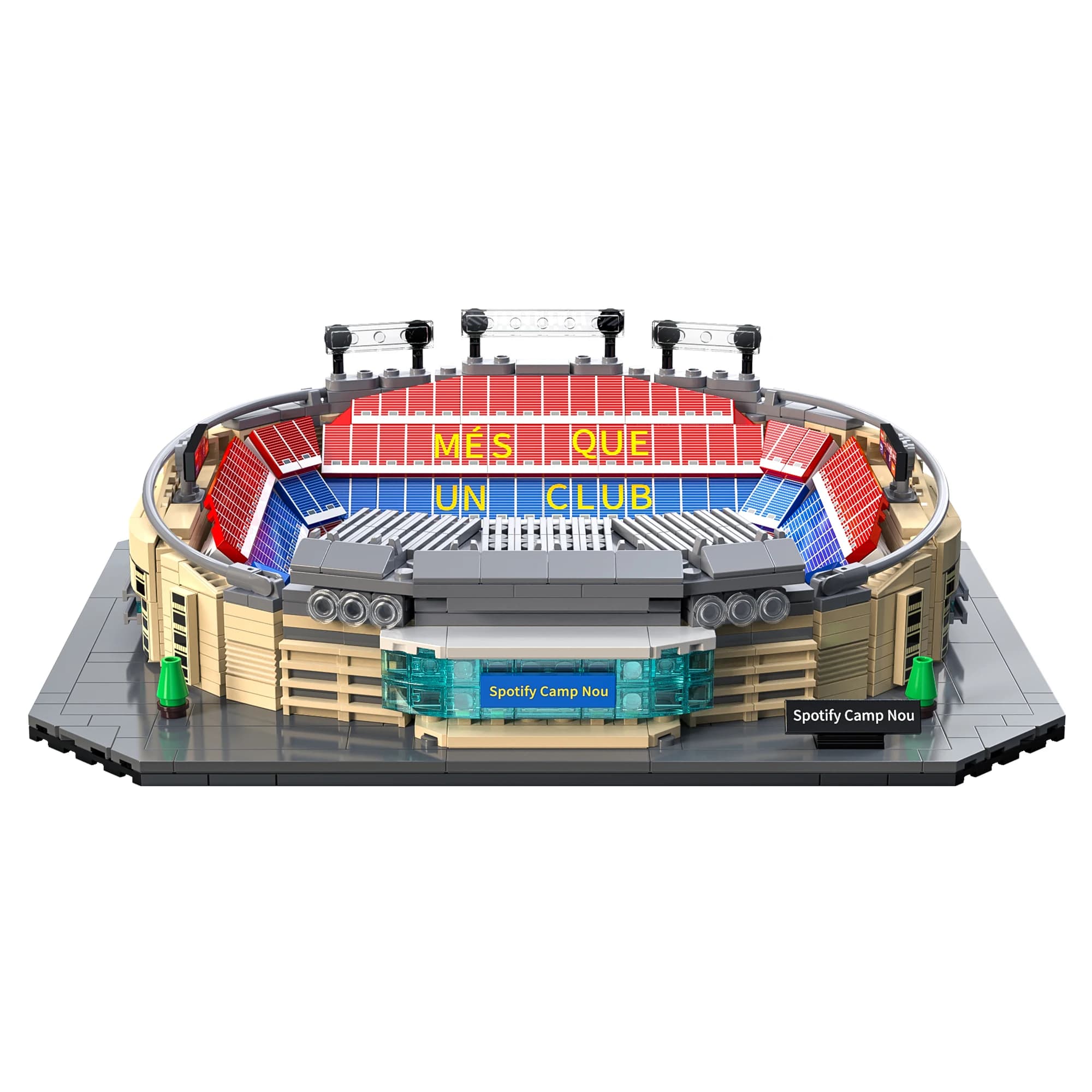 Ensemble de blocs de construction de stade CaDA Camp Nou (Barcelona FC)/728 pièces/article de collec