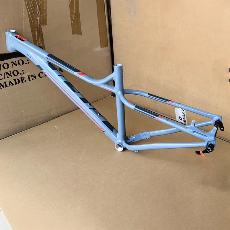 Cadre de vtt gris boue, arbre de baril 12x148, Boost BB73mm, câblage interne, cadre de montagne en a