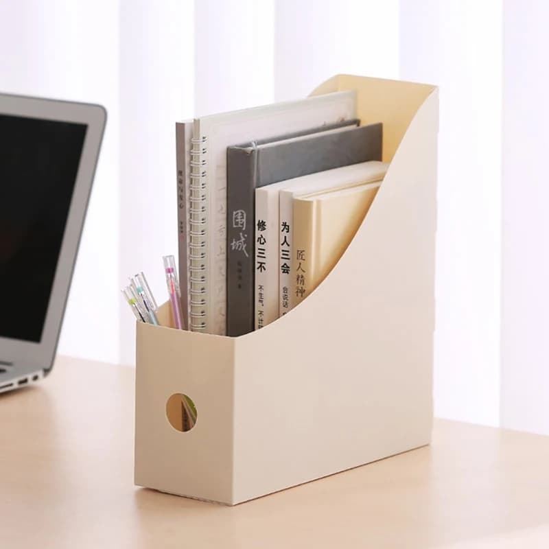 Boîte de rangement pliante multifonctionnelle pour documents et fichiers de bureau, outil de nettoya