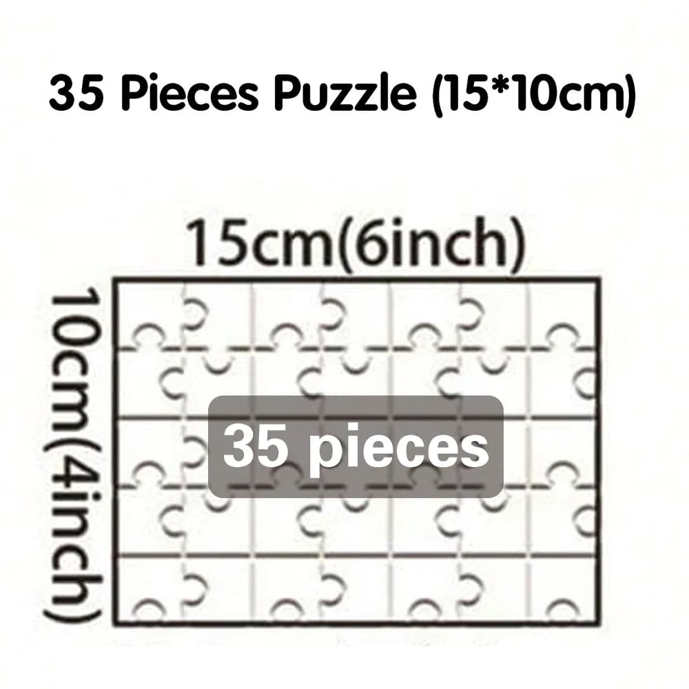 35/300/500/1000 pièces de puzzles personnalisés avec photo, puzzles en bois DIY avec photo de famill