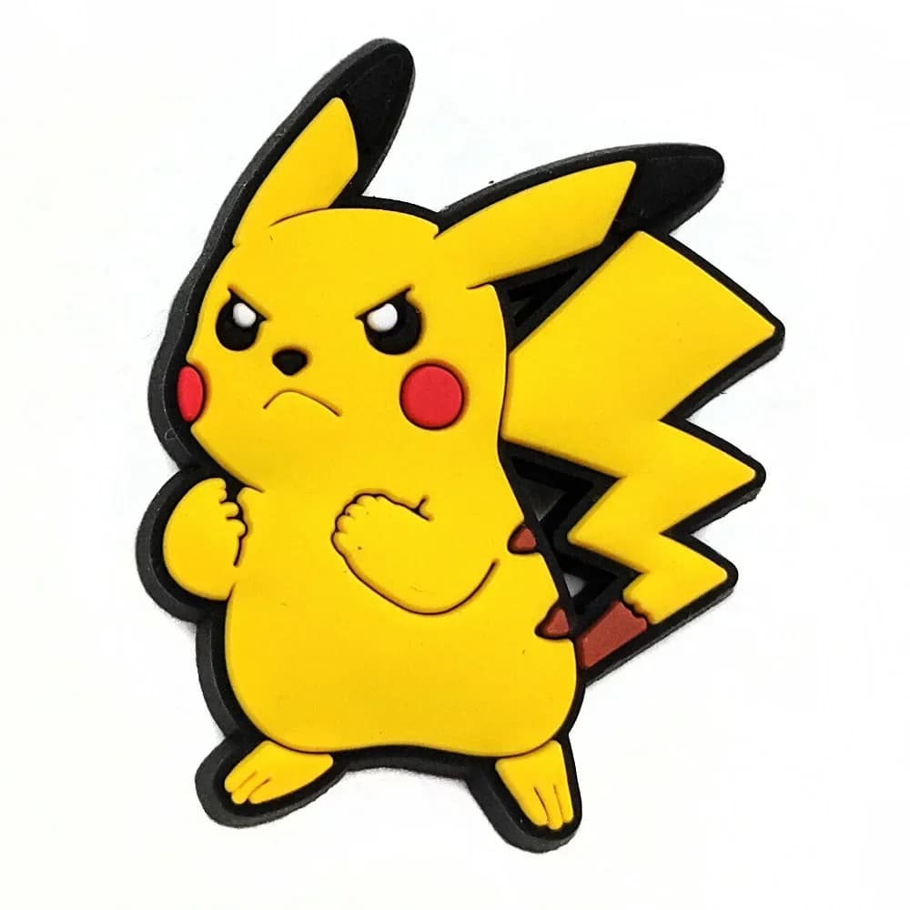 Breloques de chaussures Pokemon Pikachu pour sabots, sandales, décoration en PVC, accessoires de cha