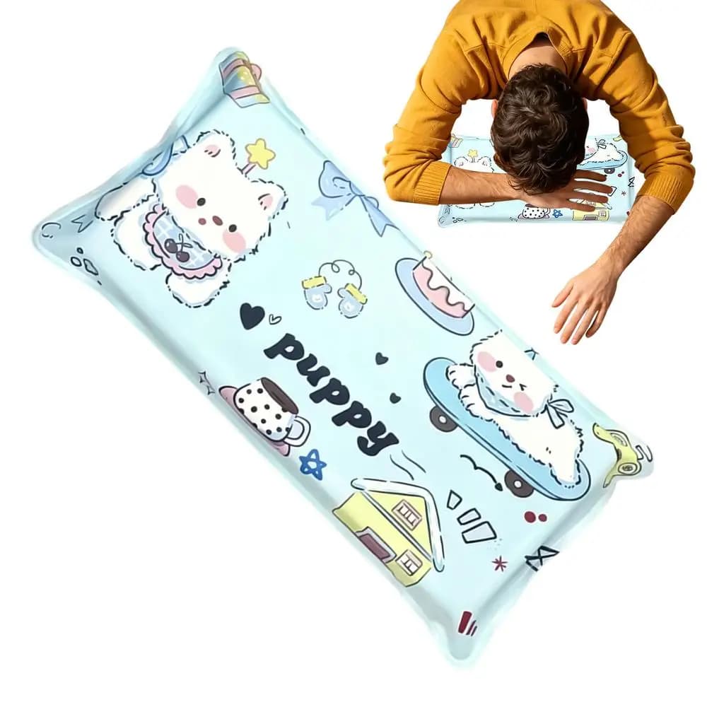 Oreiller rafraîchissant pour la sieste, coussin doux, confortable et respirant, oreiller en éponge p