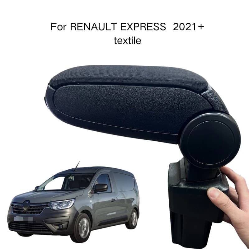 Accoudoir pour RENAULT EXPRESS 2021 +, Style Textile, boîte de rangement pour Console centrale perso