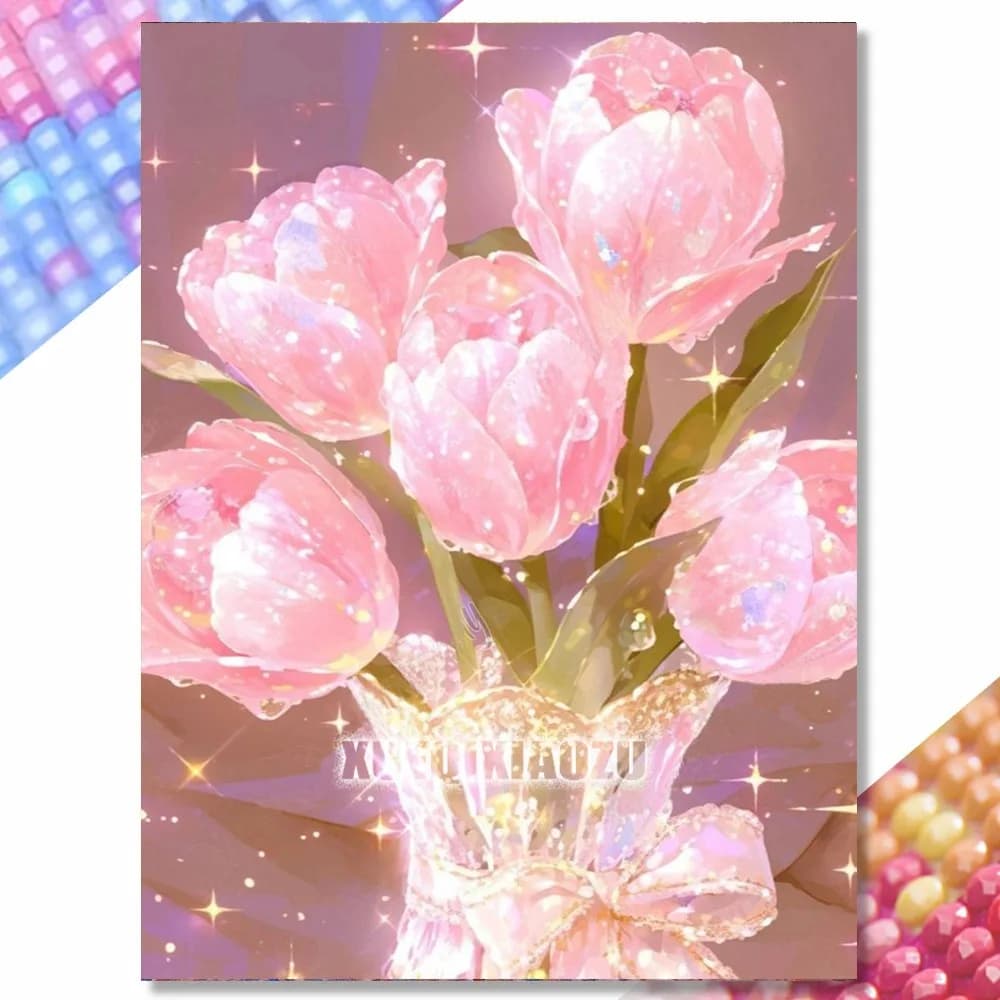 Peinture Diamant 5D DIY, Motifs Gâteaux et Aliments, Mosaïque de Diamants Carrés et Ronds, Kits de B