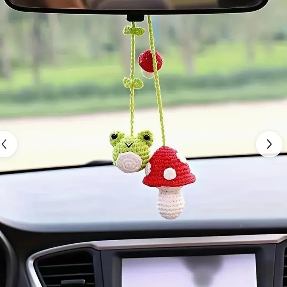 Décoration suspendue en forme d'abeille, petite ornement d'abeille, crochet fait main, décoration su