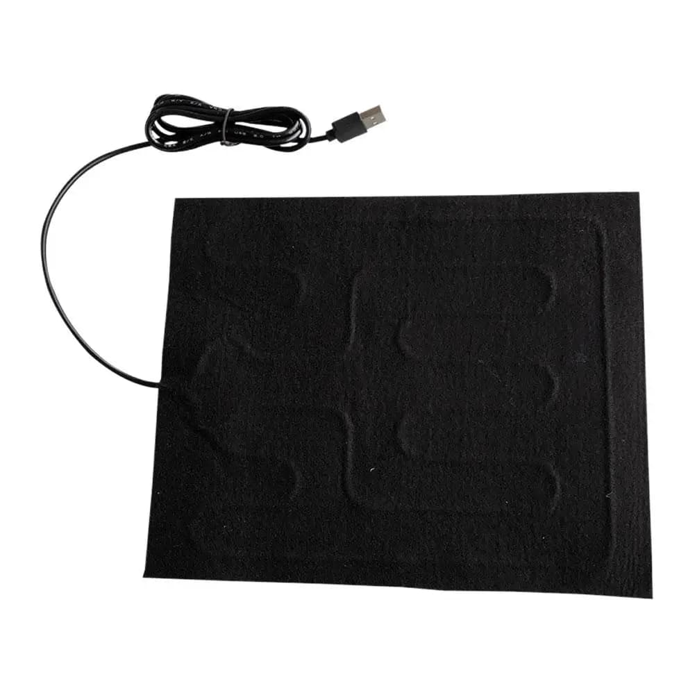 Coussin de tapis de siège de voiture, Film chauffant USB, chaud, pliable, chauffant, température rég