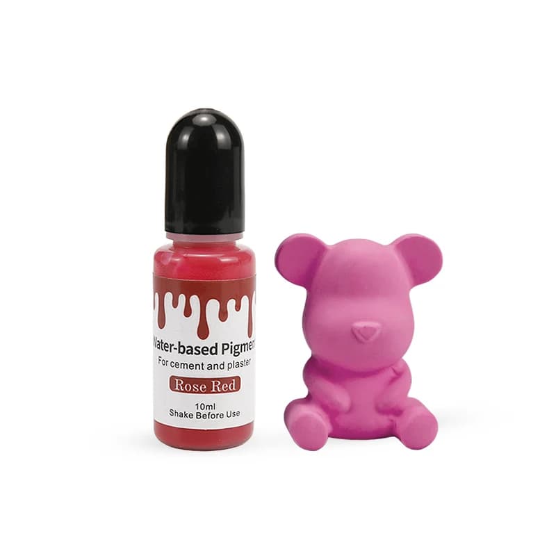 24 couleurs 10Ml à base d'eau gypse ciment coloration plâtre Pigment aquarelle Essence colorant bric