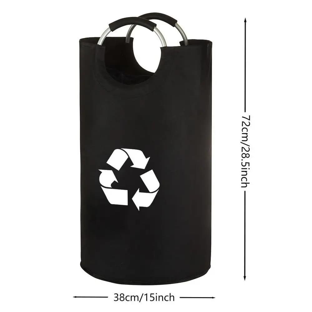 Poubelle de recyclage intérieure pour cuisine, 82L, pliable, en Oxford, pour la maison, le dortoir, 
