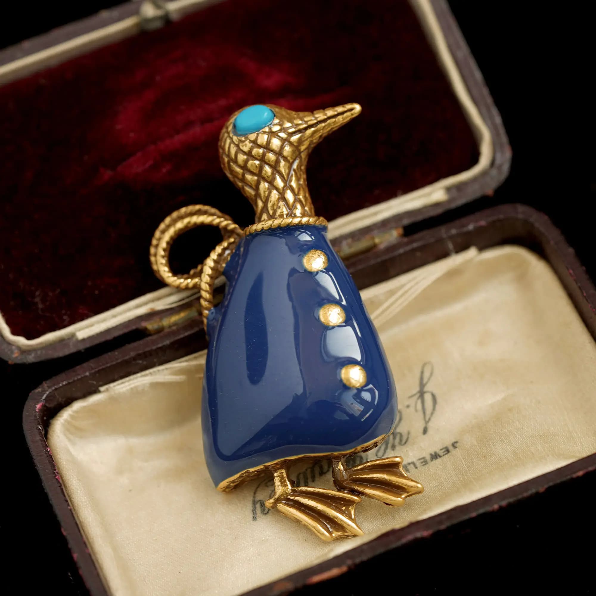 Broche en émail peinte à la main, élégante et artistique, style rétro européen et américain, niche h