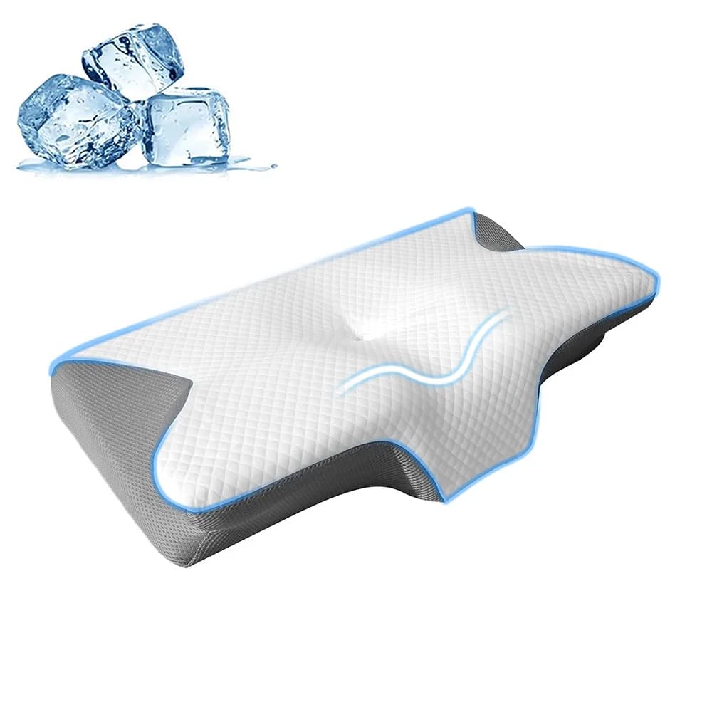 Oreiller cervical, oreillers en mousse à mémoire de forme, oreiller ergonomique pour dormir, oreille
