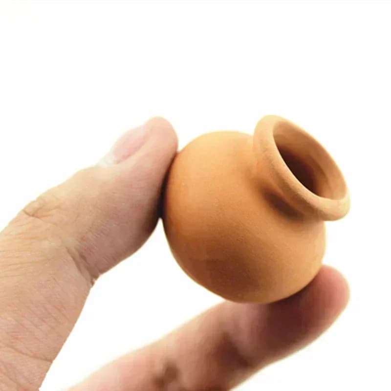 2 pièces Mini Pot en terre cuite argile céramique poterie argile plante Pot planteur Pots de fleurs succulentes Pots de pépinière plantes artisanat pour jardin