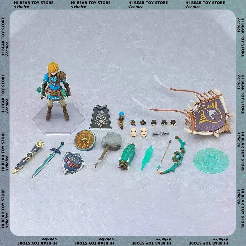 Figurine Link de The Legend of Zelda, figurines d'action Figma 626, poupée, décoration de bureau, statue, modèle de collection, jouet pour enfant, cadeau d'anniversaire