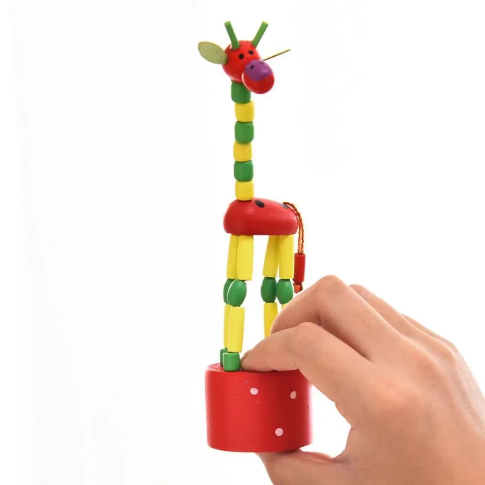 , Décoration dessin animé balançoire Animal maison coloré debout jardin fête balancement danse girafe girafe
