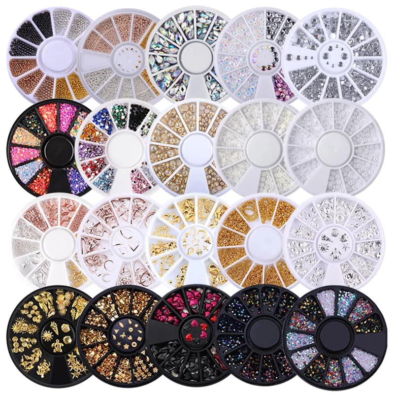 Nail art strass ongle decoration Pièces