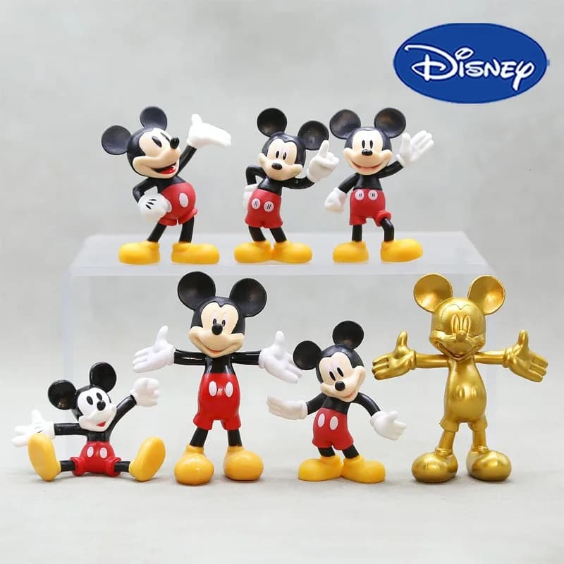 Décoration de gâteau sur le thème de Mickey Mouse de Disney, poupée de dessin animé mignonne pour enfants, décoration de gâteau de bureau, décoration de gâteau de mariage, ornements DIY, cadeaux