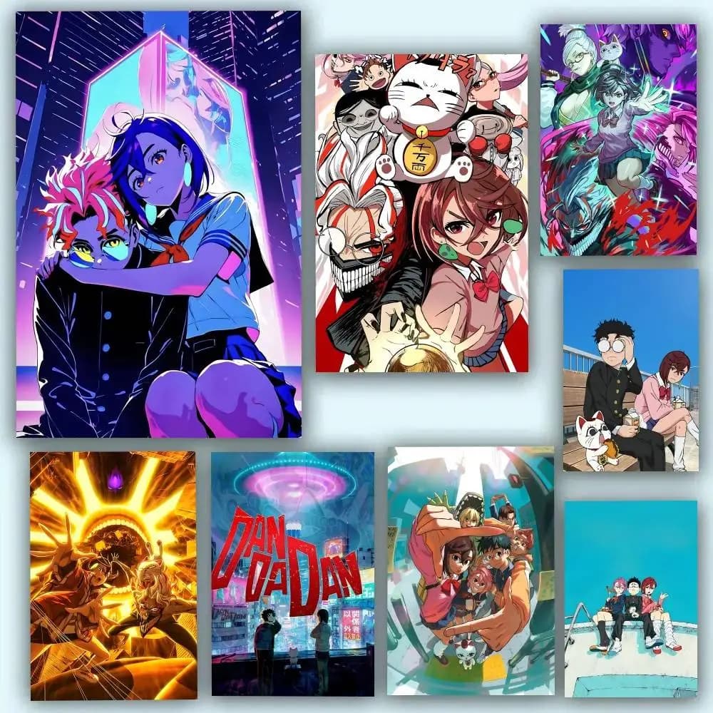 Affiches autocollantes classiques d'anime D-DandadanS