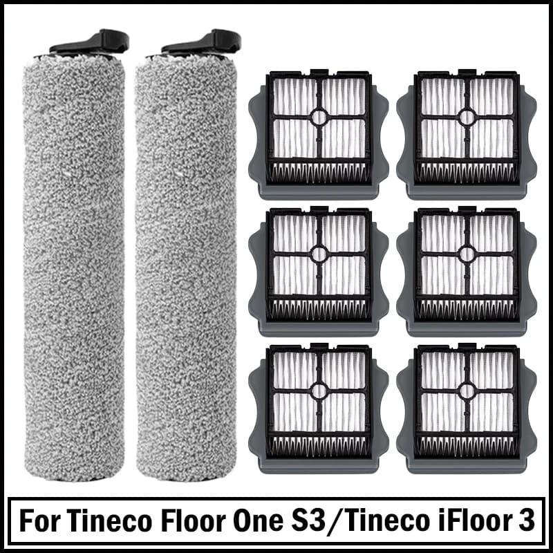 Accessoires pour TINECO IFloor 3 Floor One S3, laveur de sol sans fil, aspirateur portatif, brosse à rouleaux, filtre HEPA, pièces de rechange