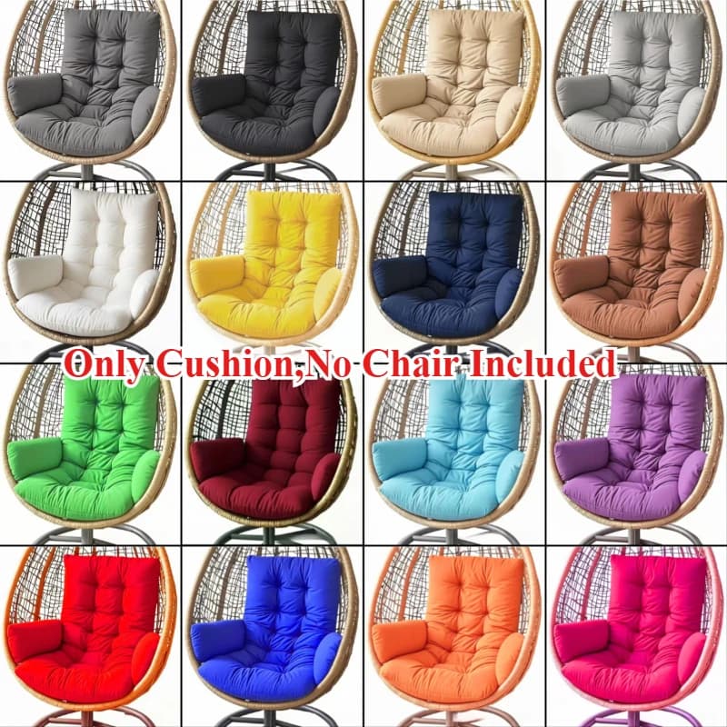 Coussin de siège 60x120cm pour chaise suspendue, chaise à œufs, balançoire, hamac, chaise à bascule, pour balcon, patio, jardin, extérieur
