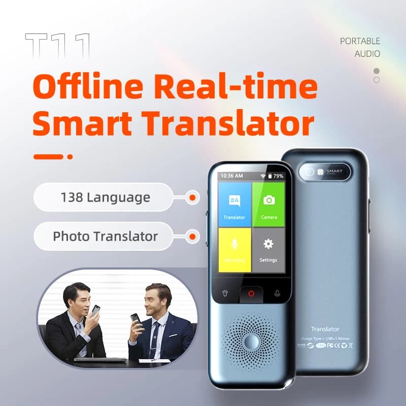 Traducteur intelligent T11 138 langues