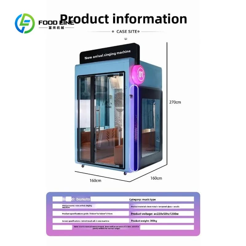 Kiosque Karaoké Mobile Personnalisé en Libre-Service - Machine de Sélection de Chansons KTV Mini avec Code QR pour Centres Commerciaux et Usage Domestique