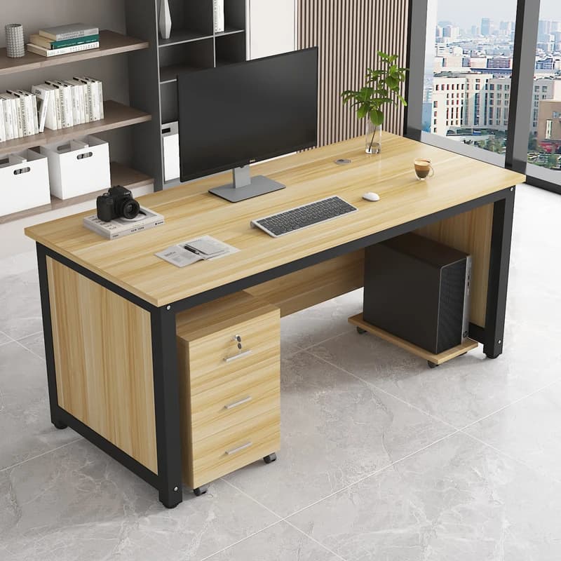 Bureau moderne Simple tiroirs ordinateur étude conférence bureau réception chambre Scrivania Da Ufficio meubles