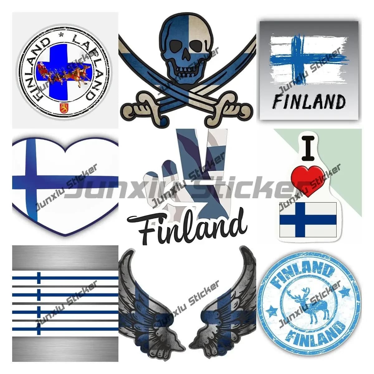 Finland Feel Vinyl Decal, DulFinn Feel Decal, Autocollants pour véhicules, Voiture SUV, Autocollants drôles pour moto