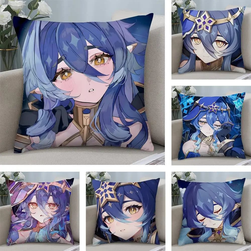 Housse de coussin carrée Layla Genshin Game