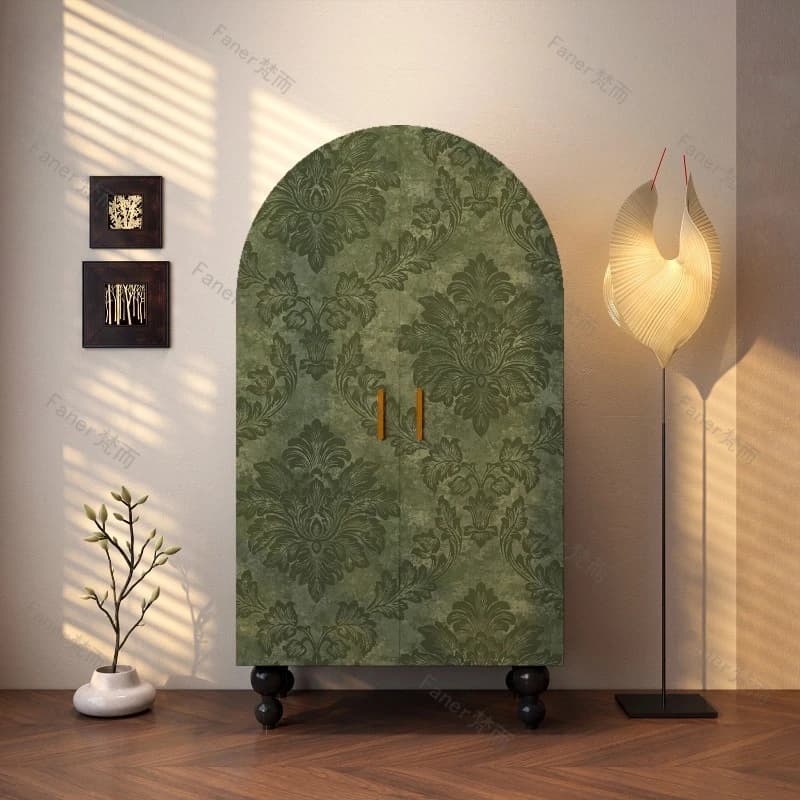 Armoire européenne en bois vert, organisateur de rangement, placard à vêtements, Armadio de jardin, Guardaroba, meubles nordiques pour chambre à coucher