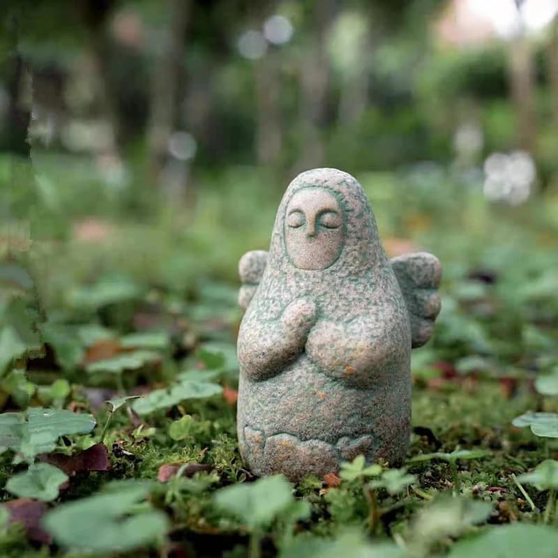 Statues de déesse en pierre, Statue de déesse malte, accessoires Zelda, Statue de sanctuaire, cadeaux pour les joueurs, Statue en résine, aquarium, bureau, salle de jeux