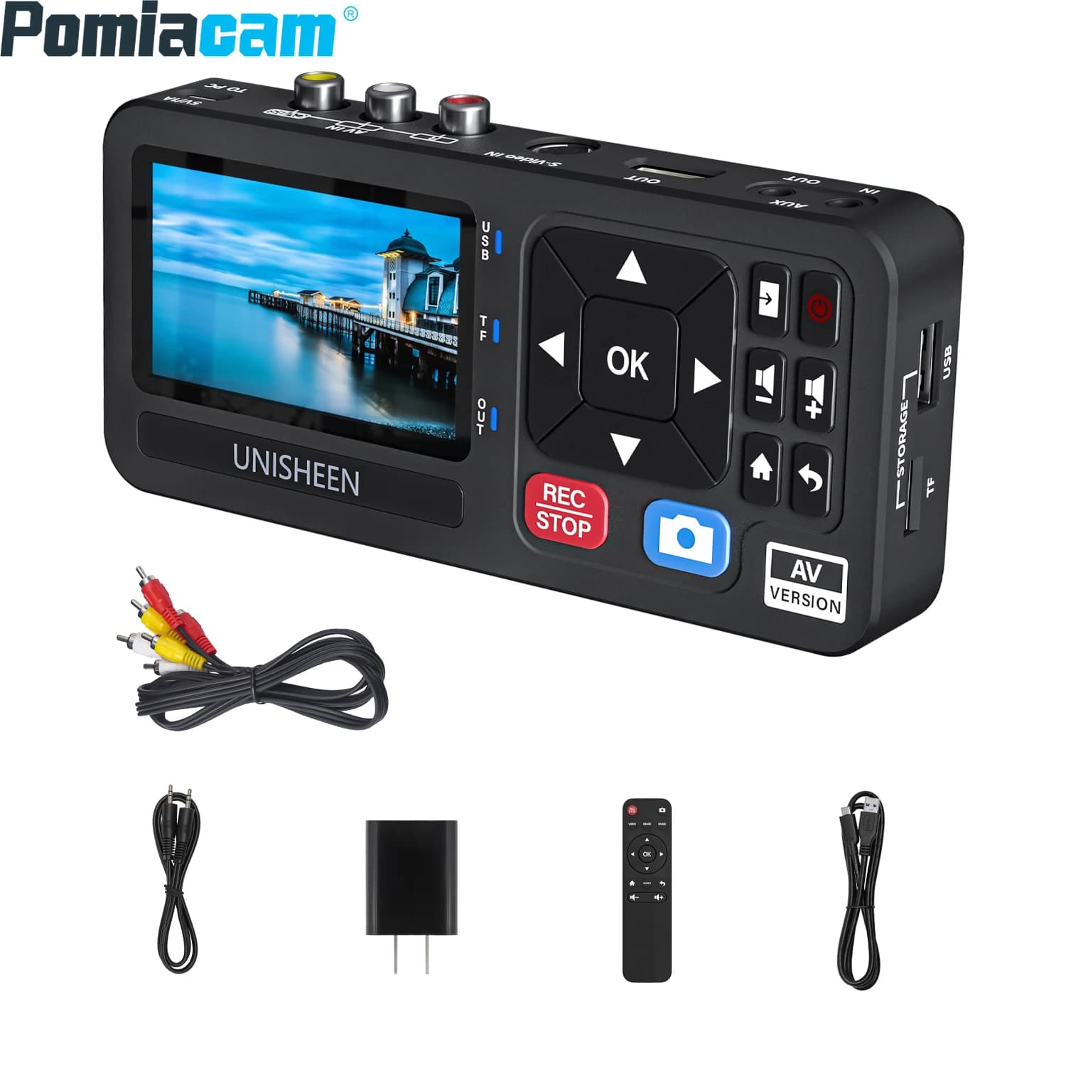 UR230A Enregistreur de capture audio-vidéo CVBS/S-Video vers MP4