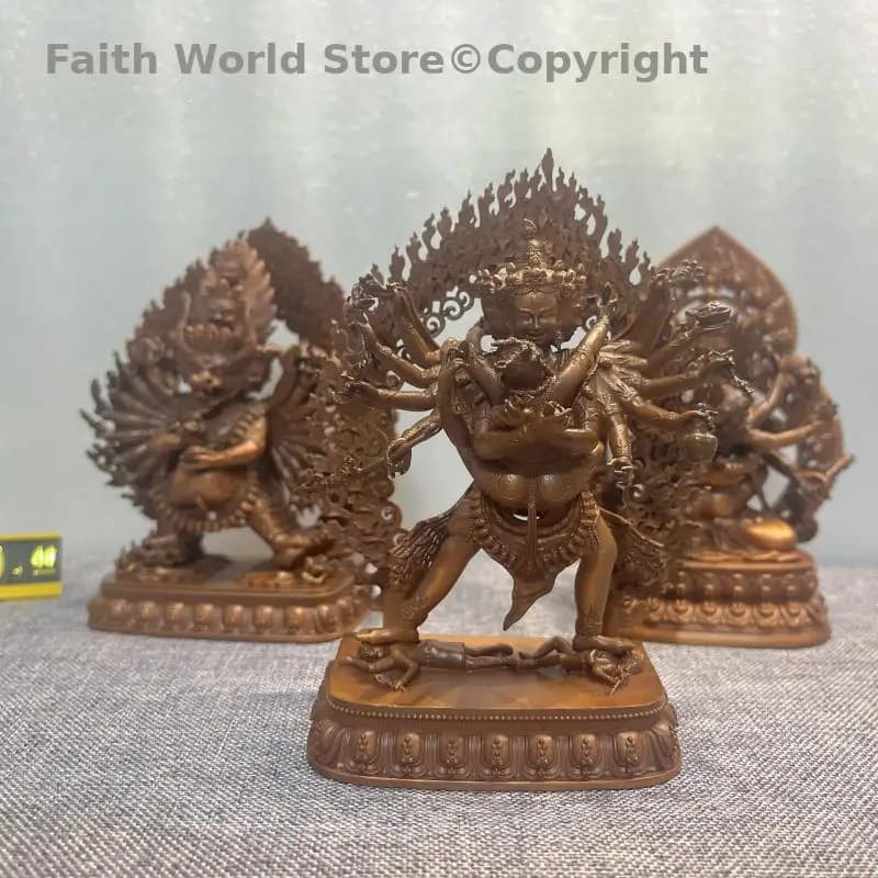 Kalacakravajrahigh kalachakra Guhyasamaja Yamantaka 5A + statue de bouddha haute qualité altaire bouddhiste maison famille temple culte