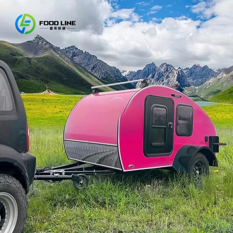 Caravane de camping personnalisée de haute qualité avec sacs de rangement, portable pour le camping en plein air – Offre exceptionnelle