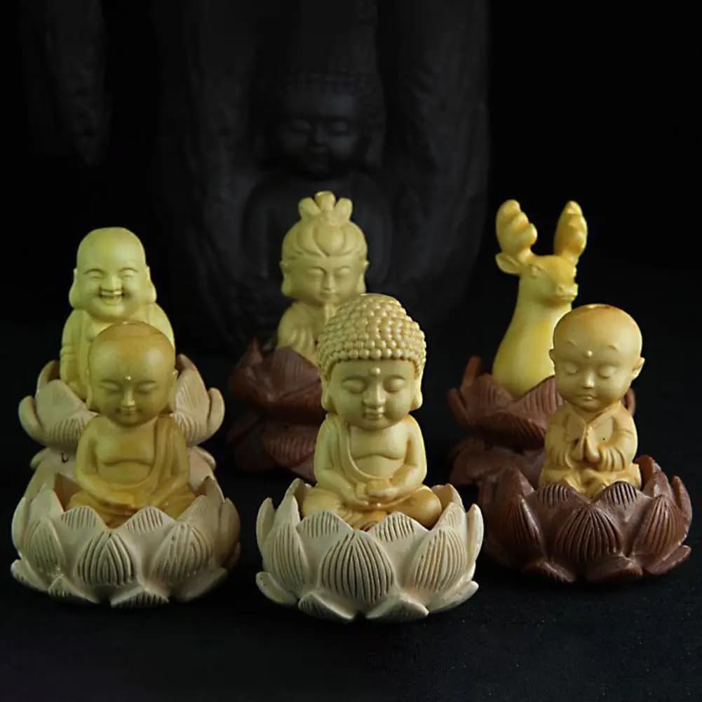 Bouddha Ornements Mini Non Peint
